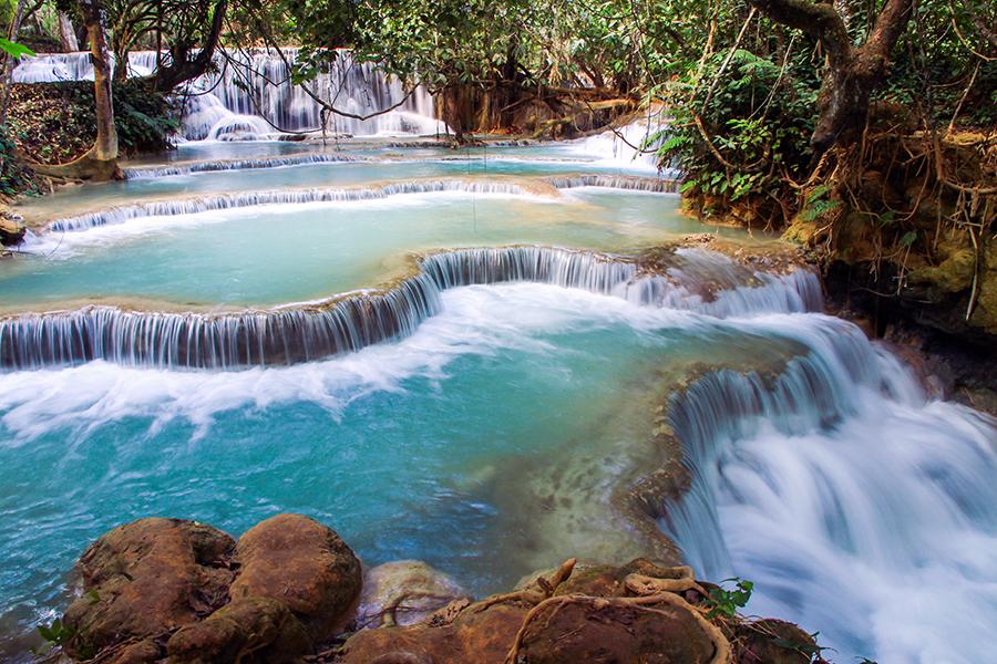 Kuang Si waterfalls, Laos