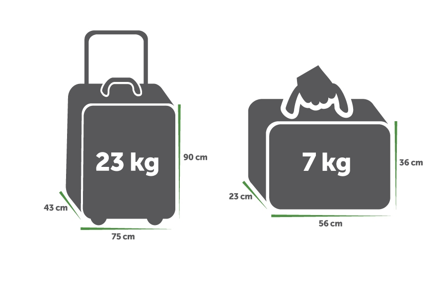 Low cost airline baggage allowance