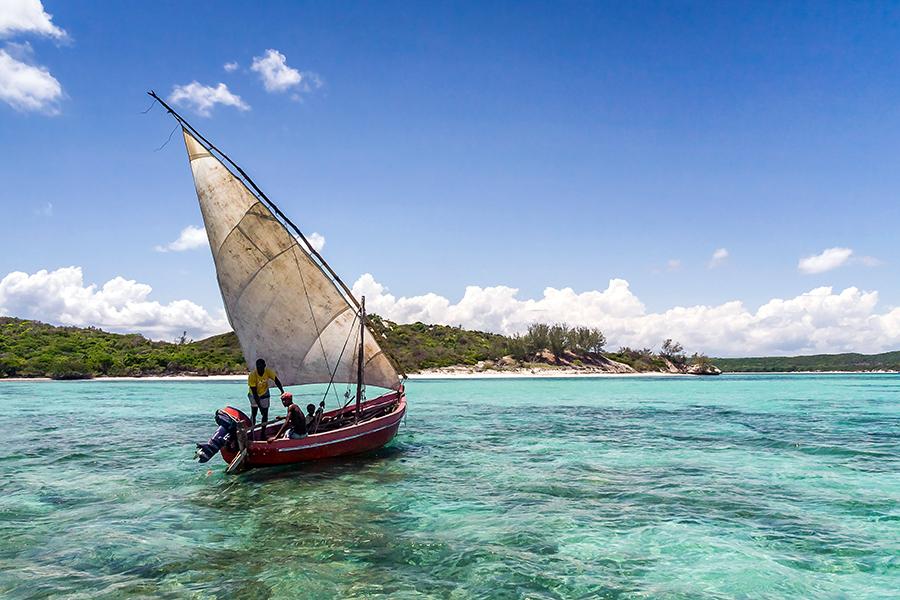 Fishing boat, Antsiranana, Madagascar