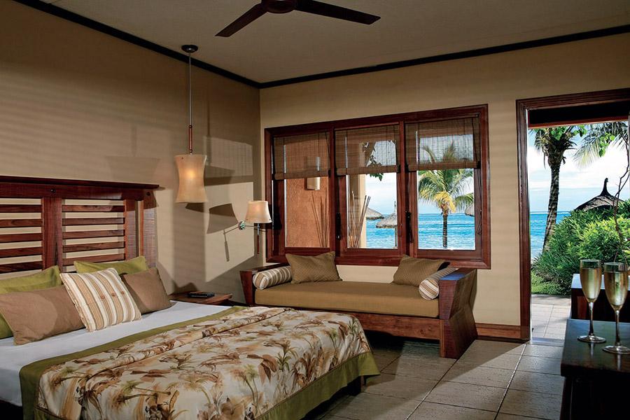 Stay in African inspired rooms at the Heritage Awali