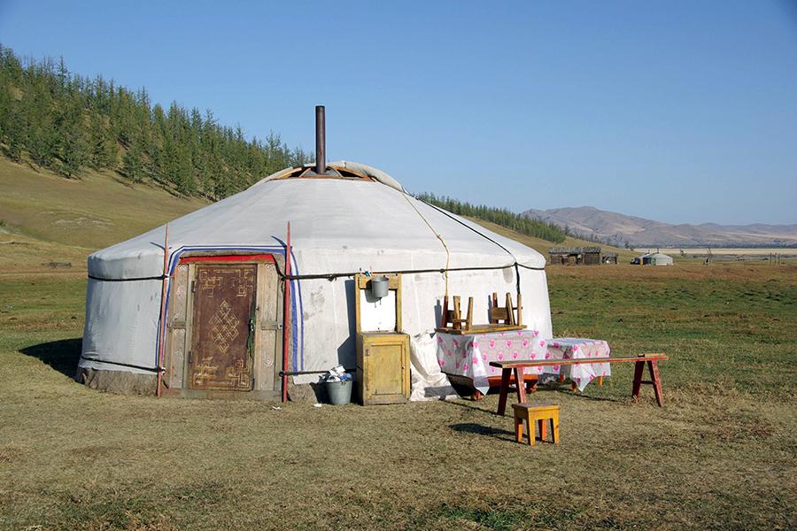 You'll be staying in traditional ger camps