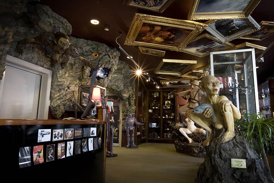 Visit Weta Cave to see where the props were made