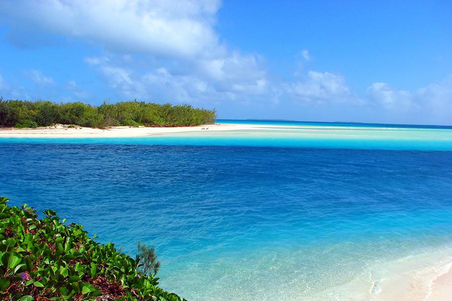 Mouli Island forms one of the Loyalty Islands