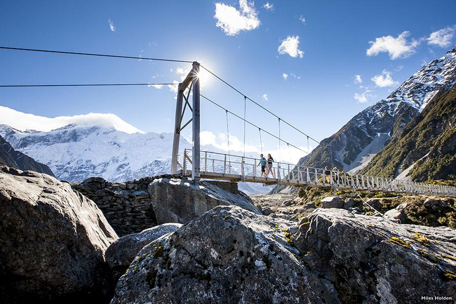 Enjoy the breathtaking views around Mount Cook