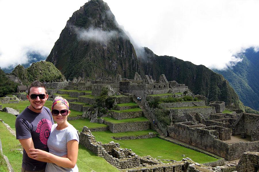 Sunrise over Machu Picchu is a simply breath taking view