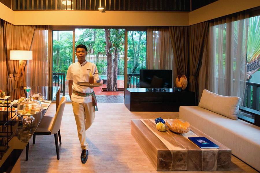 La Maison comes with a complete with its own butler and extremely spacious private pool 