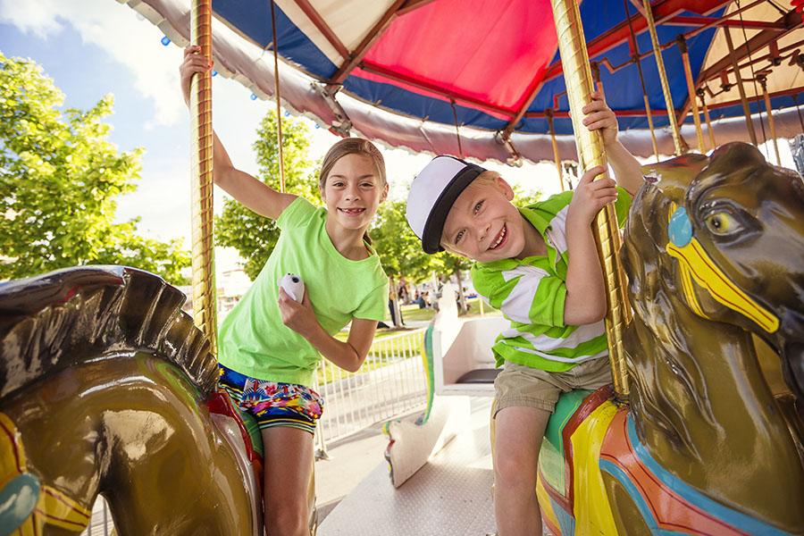 Kids of all ages will love the rides!