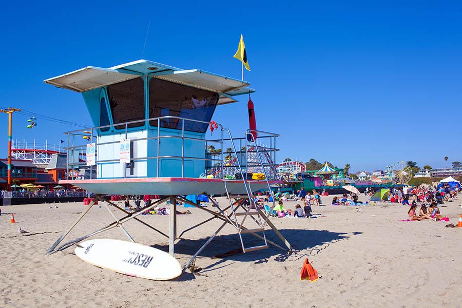 Stop for lunch in Santa Cruz