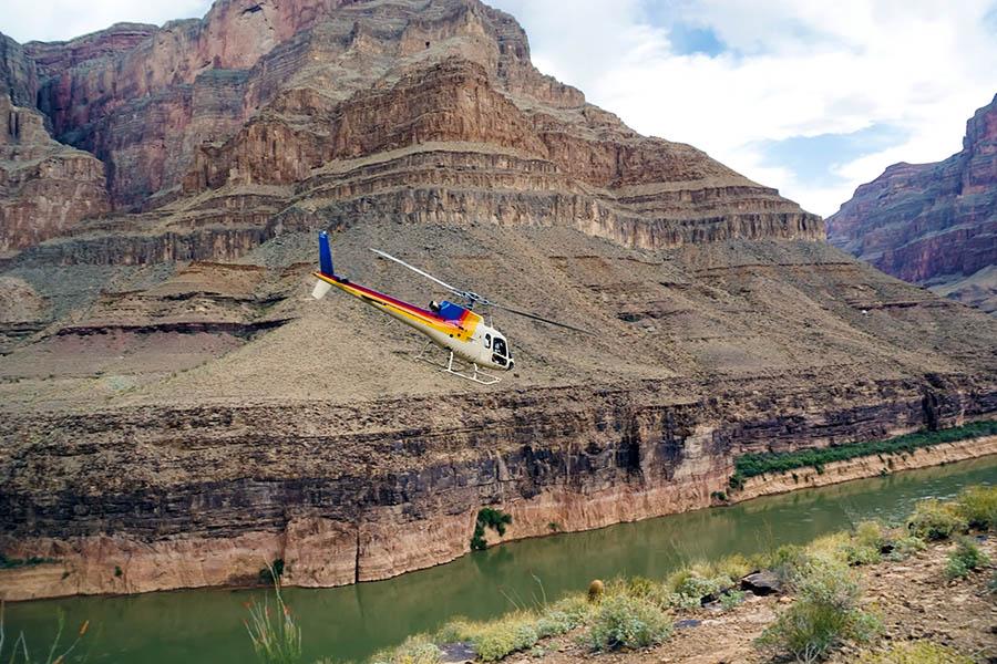 Helicopter ride, Grand Canyon