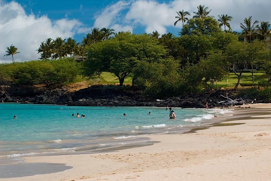 Drive north to Hapuna Beach