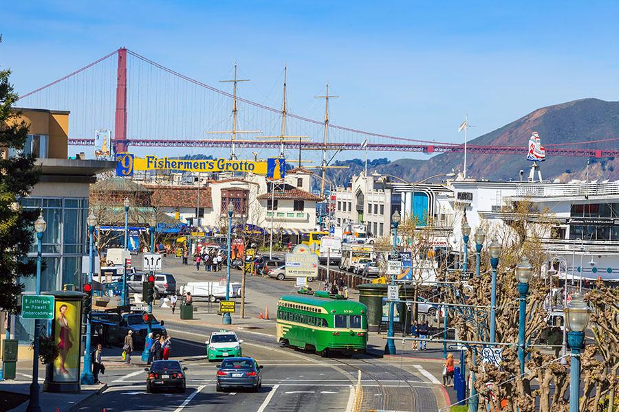 Why not head down to Fisherman’s Wharf for a spot of lunch?