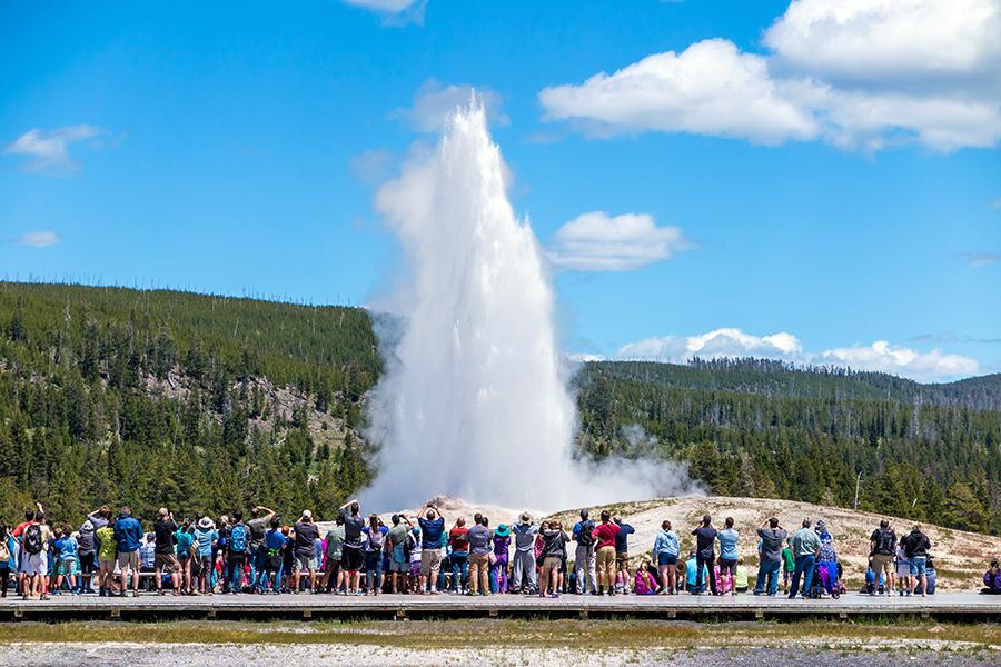 Old Faithful, Yellowstone NP, USA