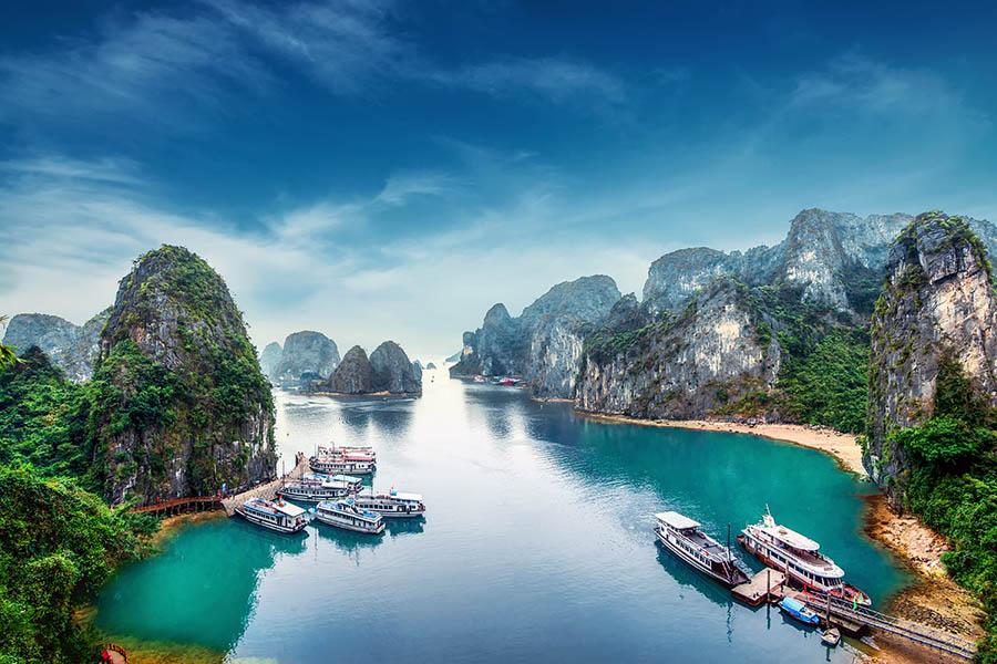 Cruising through the amazing, craggy, limestone karsts is truly mystical