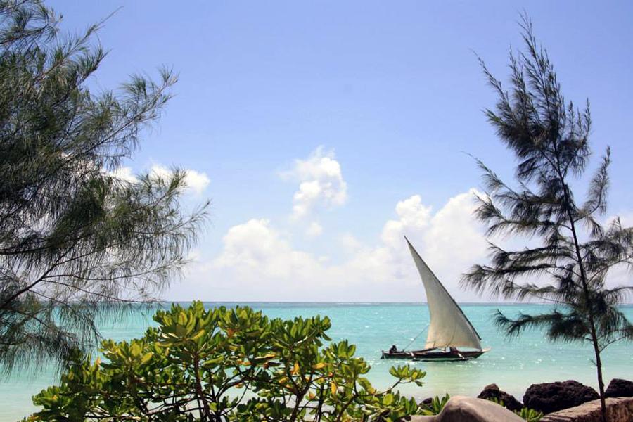 Our view to the sea, Zanzibar, Tanzania