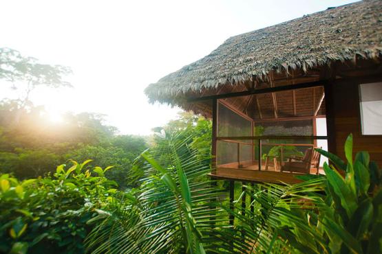 Watch Amazon sunsets from your balcony | Photo credit: Inkaterra