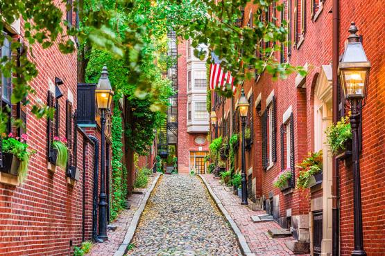Explore Boston's atmospheric Acorn Street | Travel Nation