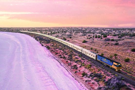 Ride across the Nullarbor Plain on the Indian Pacific train | Photo credit: Journey Beyond