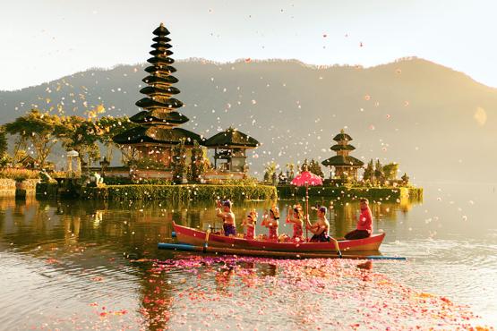Visit Ulun Danu temple - one of Bali's most iconic sites