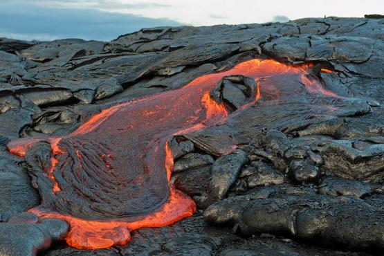 Look out for lava flows at the Volcanoes National Park