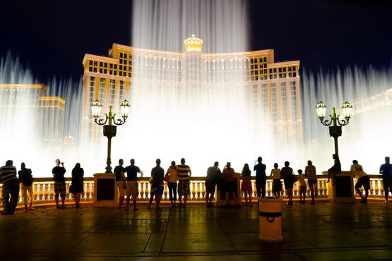 Bellagio fountains, Las Vegas, Nevada, USA