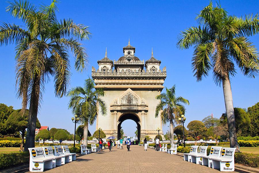 There's a distinctly French feel about Vientiane