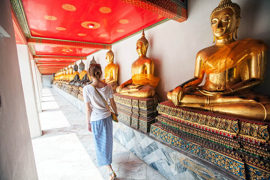 Explore the glistening temples of Bangkok