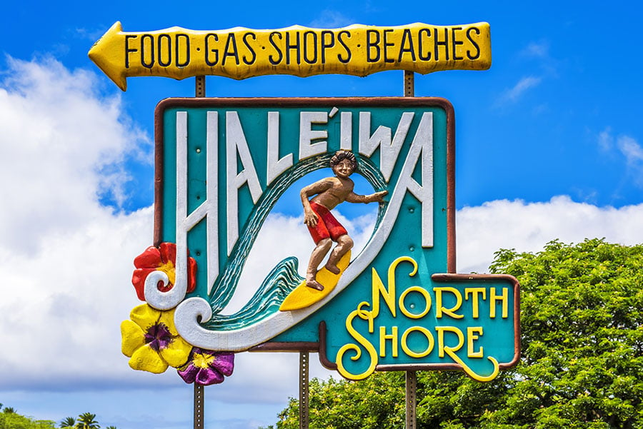 Head to the north shore for some serious surf